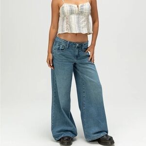 RSQ Womens Low Rise Baggy Jeans